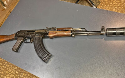 Suppressed Polish AK | Military-issue Full Auto Converted to Semi | Gun Shop Warsaw, Poland